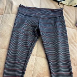 Redline striped Capri yoga pants